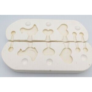 Kimple Vintage Ducks and Heart Hangers or Basket Accessories #1188